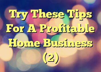 Try These Tips For A Profitable Home Business (2)