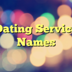 Dating Service Names