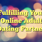 Fulfilling Your Online Adult Dating Partner