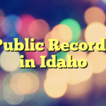 Public Records in Idaho