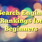 Search Engine Rankings for Beginners