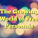 The Growing World of Free Personals