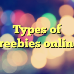 Types of freebies online