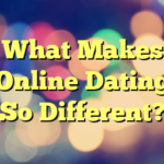 What Makes Online Dating So Different?