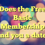 Does the Free Basic Membership find you a date?