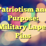 Patriotism and Purpose:  Military Lapel Pins