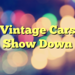 Vintage Cars Show Down