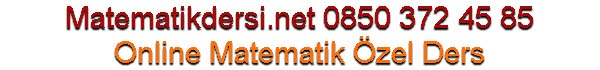 Online Matematik Dersi