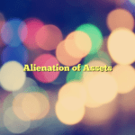 Alienation of Assets